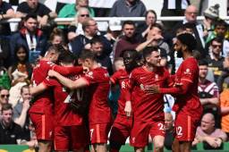 Liverpool sigue presionando al Manchester City en su lucha por el liderato de la Liga de Inglaterra. AFP
