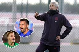 Quique Setién desea un fichaje de delantero pero aún nada es oficial.