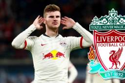 Timo Werner sería nuevo fichaje del Liverpool para el mercado de verano.