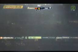 El partido fue detenido en los minutos finales del encuentro debido a una tormenta eléctrica.