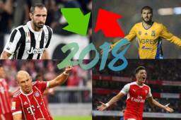 Estos futbolistas aún no han renovado con sus actuales clubes y sus contratos finalizan en junio del 2018, pero ojo, desde este 1 de enero podrán empezar a negociar.