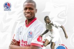 Así presentaron a Boniek García como el nuevo jugador del Olimpia.