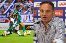 La conferencia de prensa de Hernán ‘La Tota’ Medina, técnico de Marathón, tras empatar 1-1 con Olimpia en Comayagua.