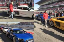 Audi hizo entrega esta mañana de impresionantes carros a la plantilla del FC Barcelona. Conocé el elegido por Messi.
