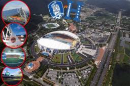 Corea del Sur se medirá a la Selección de Honduras en un partido amistoso en el estadio Daegu de Seúl. Es la despedida de los surcoreanos antes de partir a Rusia para jugar el Mundial. Acá las imágenes del recinto que albergará el choque.