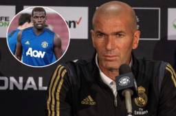 Zidane volvió a dejar en claro que no hablará de jugadores que no tiene en su plantilla y Pogba es uno de ellos.
