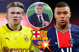 La contundente respuesta de Laporta sobre los posibles fichajes de Haaland y Mbappé por el FC Barcelona
