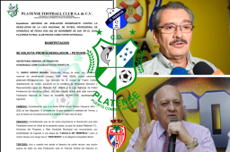 Platense vuelve a solicitar a Fenafuth una pronta resolución a la demanda contra Real Sociedad y Honduras Progreso