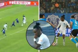 ¡Recorte y zurdazo! Rubilio Castillo está encendido y marca su segundo gol en la Superliga China (VIDEO)