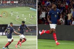 VIDEO: El tremendo golazo de Tchouaméni a pase de Mbappé que le dio la victoria a Francia en las eliminatorias