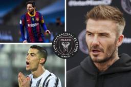 'Honestamente, no es una opción tan difícil', dice Beckham sobre fichar a Messi y Ronaldo.