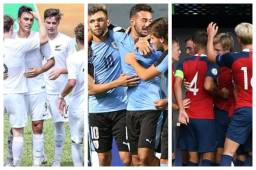 Nueva Zelanda, Uruguay y Noruega son selecciones con algún historial en mundiales, sobre todo los charrúas.