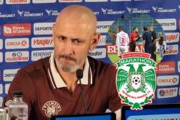 Eduardo Espinel no salió tan contento tras la victoria de Olimpia sobre Real España