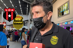 Héctor Vargas atendió a los medios de prensa antes de viajar a Costa Rica para encarar el juego de vuelta ante el Alajuelense.