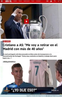Los otros memes que no has visto de Cristiano Ronaldo y su adiós del Real Madrid
