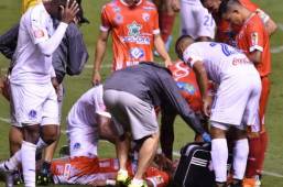 Momentos de drama congelaron a todo el estadio Nacional de Costa Rica y a la familia de Kenny Cunningham. (Foto. CRHoy.com)