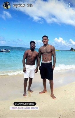 ¡Nieve, playa y viendo a CR7! Así se la pasan en sus vacaciones los futbolistas hondureños