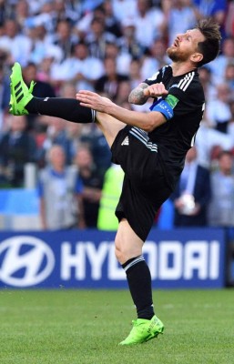 ¡Amargura y frustración! Los gestos de Messi en el Argentina-Islandia