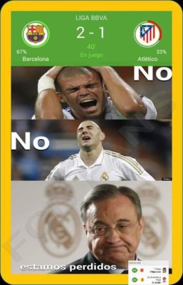 Los memes se burlan del Atlético tras derrota contra el Barcelona