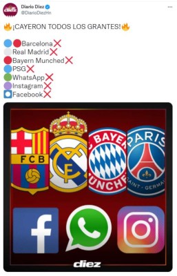 ¡Te vas a morir de risa! Los memes que está dejando la caída mundial de Facebook, Instagram y Whatsapp