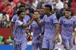 Con doblete de golazos de Rodrygo, Real Madrid remontó ante Sevilla y cierra bien su etapa de visitante en La Liga