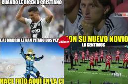 ¡Para reír! Te dejamos los mejores memes que dejó la victoria del Real Madrid en casa del Giron. Hasta Cristiano Ronaldo es protagonista.