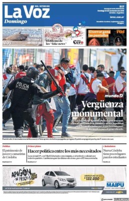 Pelotudos y la copa rota: Las portadas del escándalo del River Plate-Boca Juniors
