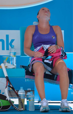 El calor hace desfallecer a los tenistas en el Open de Australia