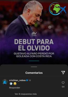 El comentario de Noboa en redes sociales.
