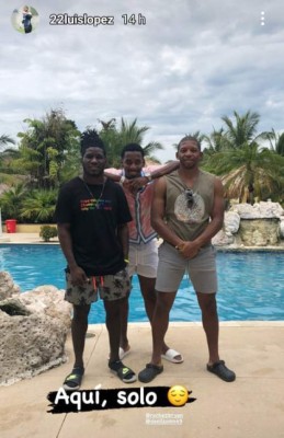 ¡Besos de delfines y buena compañía! Así recargan baterías los jugadores de la Selección de Honduras