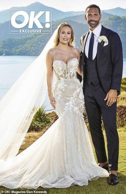 Kate Wright deslumbra en su espectacular boda en Turquía con Río Ferdinand