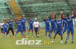 Así son los entrenamientos de Jorge Luis Pinto en la Selección de Honduras que este lunes ha iniciado. Foto Diez