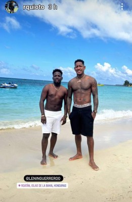 ¡Sol, playa y arena! Así disfrutó Romell Quioto el día en el que hondureños acudieron a las urnas