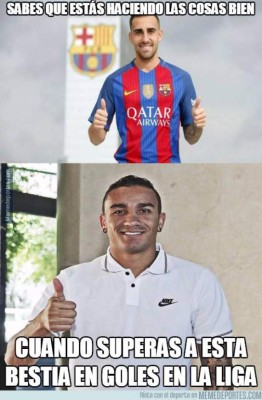 ¡Hasta con Cristiano se meten! Los memes que dejó la goleada del Barca al Gijón