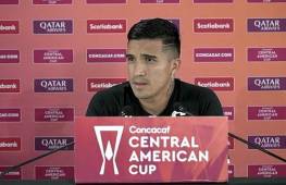 Michaell Chirinos habló en la conferencia previa al Saprissa - Motagua por el repechaje de Copa Centroamericana.