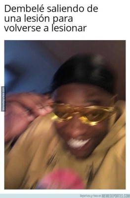 Los memes humillan a Dembelé tras su nueva lesión en Barcelona y hasta Bale es tendencia