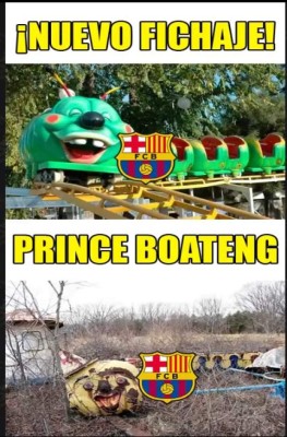 Memes 'aniquilan' al Barcelona por el fichaje de Kevin Prince Boateng