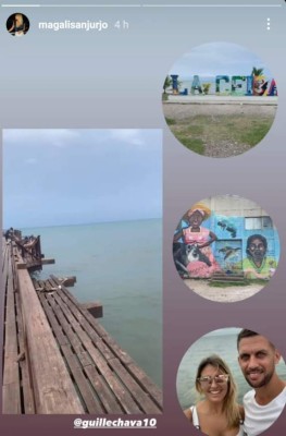 Picantes vacaciones: Magali Sanjurjo deslumbra junto a Guillermo Chavasco en La Ceiba &nbsp;&nbsp;&nbsp;