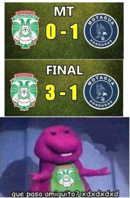 ¡Marathones no perdonan y se burlan del Motagua en memes!