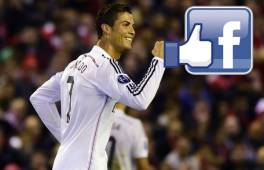 La popularidad de Cristiano Ronaldo es Facebook ya supera a la de otras grandes personajes como Shakira.