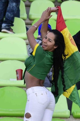 Las chicas que adornan la Copa América en Chile