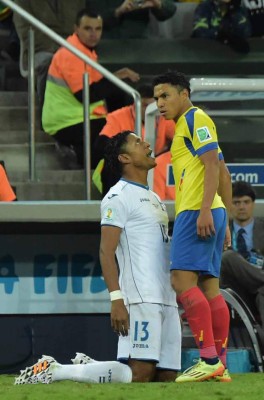 Honduras cae ante Ecuador 2-1