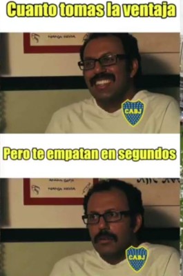 Los memes del empate de Boca Juniors ante River Plate en la final de la Libertadores