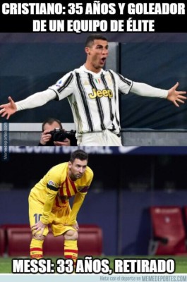 Los memes revientan a Messi, el VAR y Barcelona por ser goleados por la Juventus de Cristiano Ronaldo