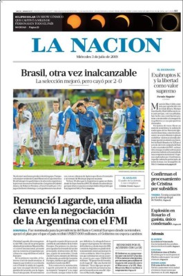 La prensa argentina culpa al árbitro de la derrota contra Brasil: 'SinVARgüenzas'&nbsp;&nbsp;