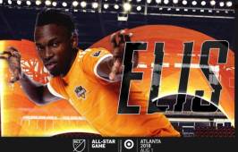 Con esta imagen el Houston Dynamo anunció que Elis estará en el juego de estrellas.