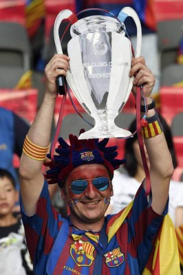 Las mejores fotos de los aficionados del Barcelona en Berlín