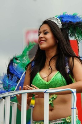 ¡Bellísimas! Las lindas chicas que se robaron las miradas en el carnaval de SPS