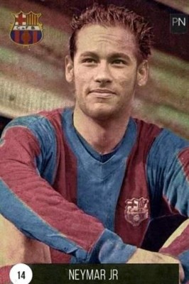 Sacan a las estrellas de la Liga de España en retro