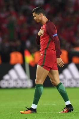 La amargura de Cristiano Ronaldo en esta Eurocopa